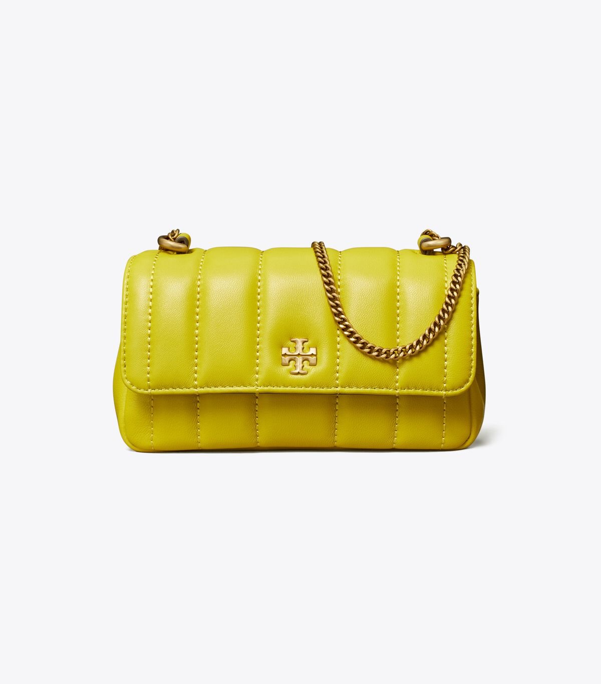 Women's Tory Burch Mini Kira Flap Shoulder Bags Yellow | SGIZPX-894 - Tory Burch Outlet Sale