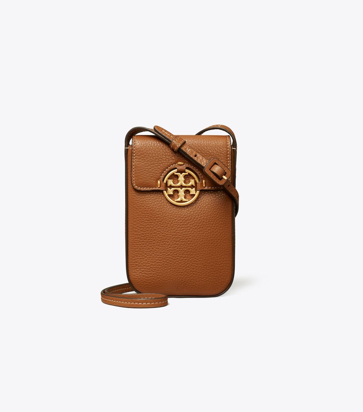 Women's Tory Burch Miller Phone Crossbody Bags Light Brown | WLEQND-738 - Tory Burch Outlet Sale