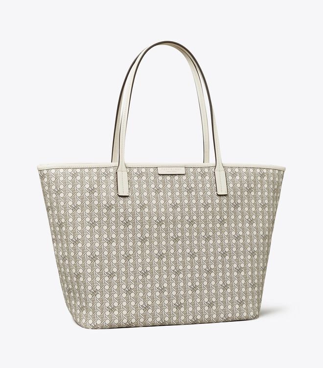 Women's Tory Burch Ever-ready Zip Tote Bags White | MCDBKP-837 - Tory Burch Outlet Sale