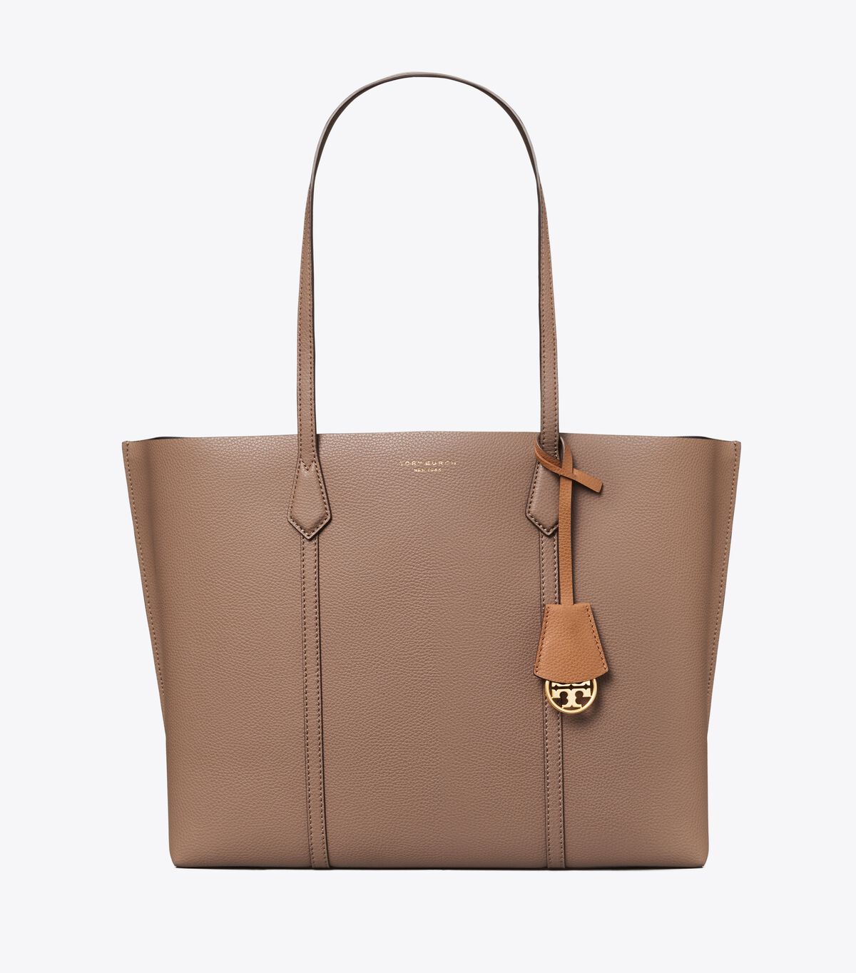 Women's Tory Burch Perry Triple-compartment Tote Bags Brown | ZQLJYP-326 - Tory Burch Outlet Sale