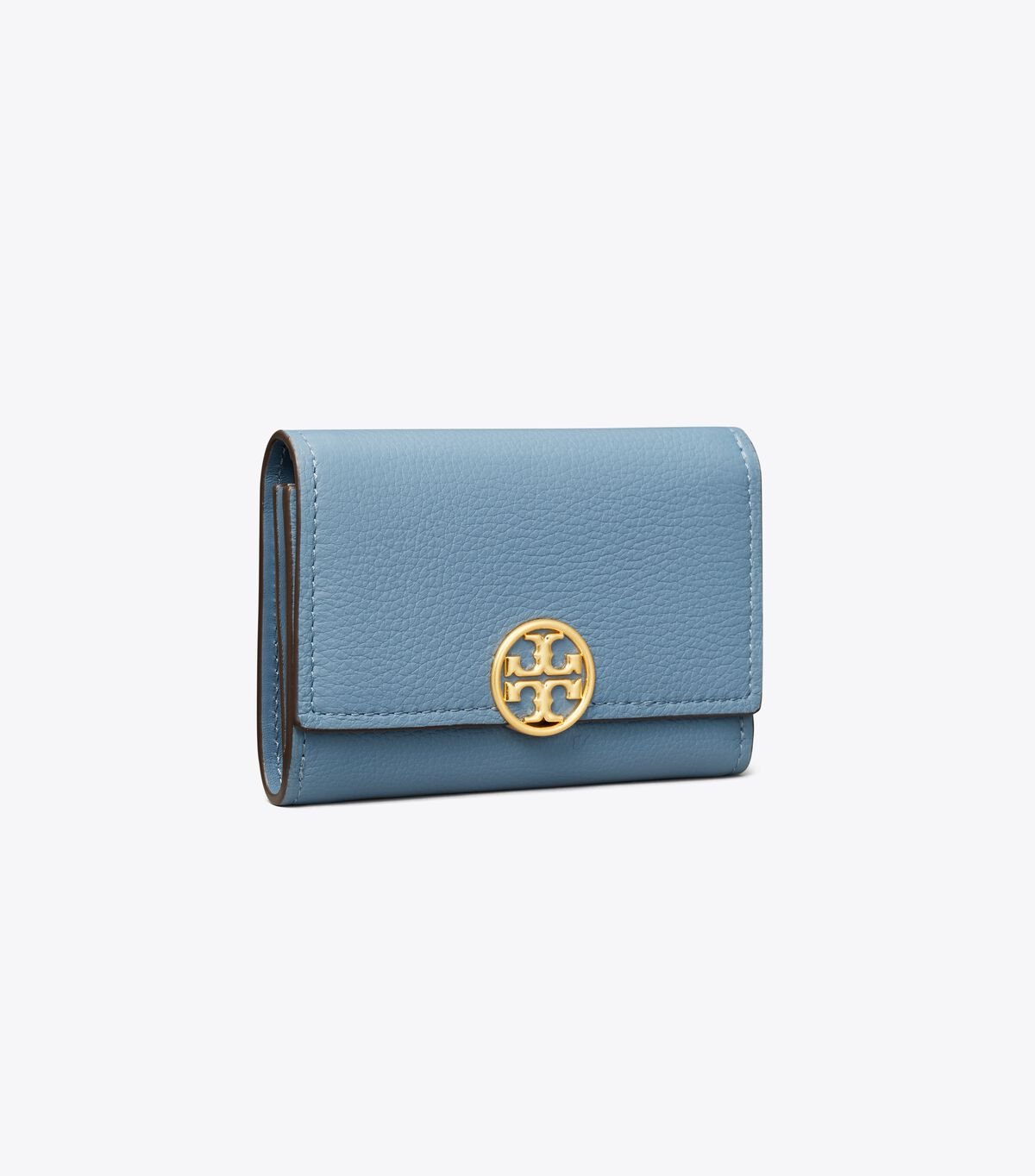 Women's Tory Burch Medium Miller Flap Wallets Blue | YEDAGB-952 - Tory Burch Outlet Sale