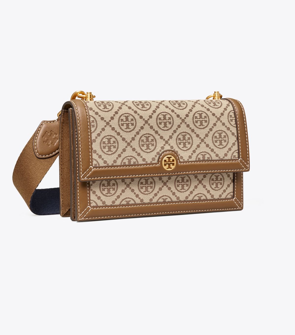 Women's Tory Burch Mini T Monogram Shoulder Bags Beige | FPRCYW-120 - Tory Burch Outlet Sale