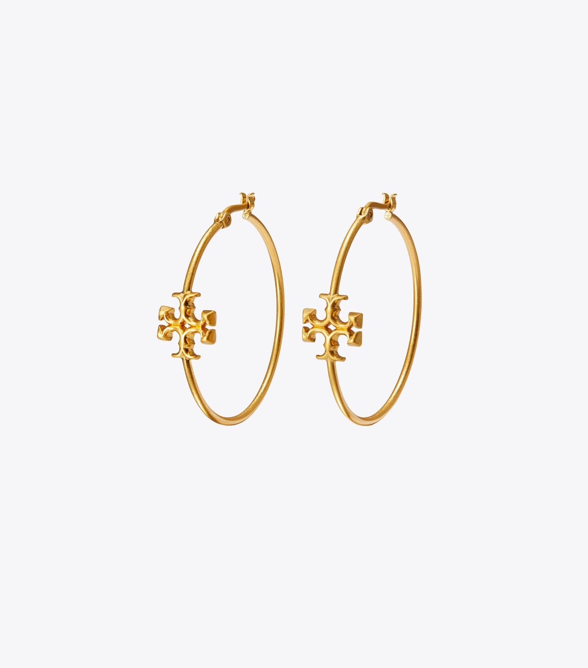 Women's Tory Burch Eleanor Hoop Earrings Gold | YFJUCH-213 - Tory Burch Outlet Sale