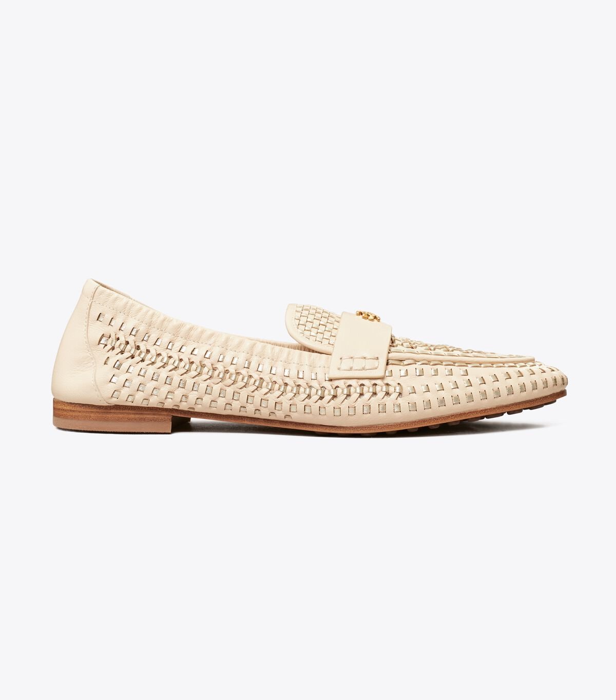 Women's Tory Burch Woven Loafers Beige | EGLXBC-396 - Tory Burch Outlet Sale