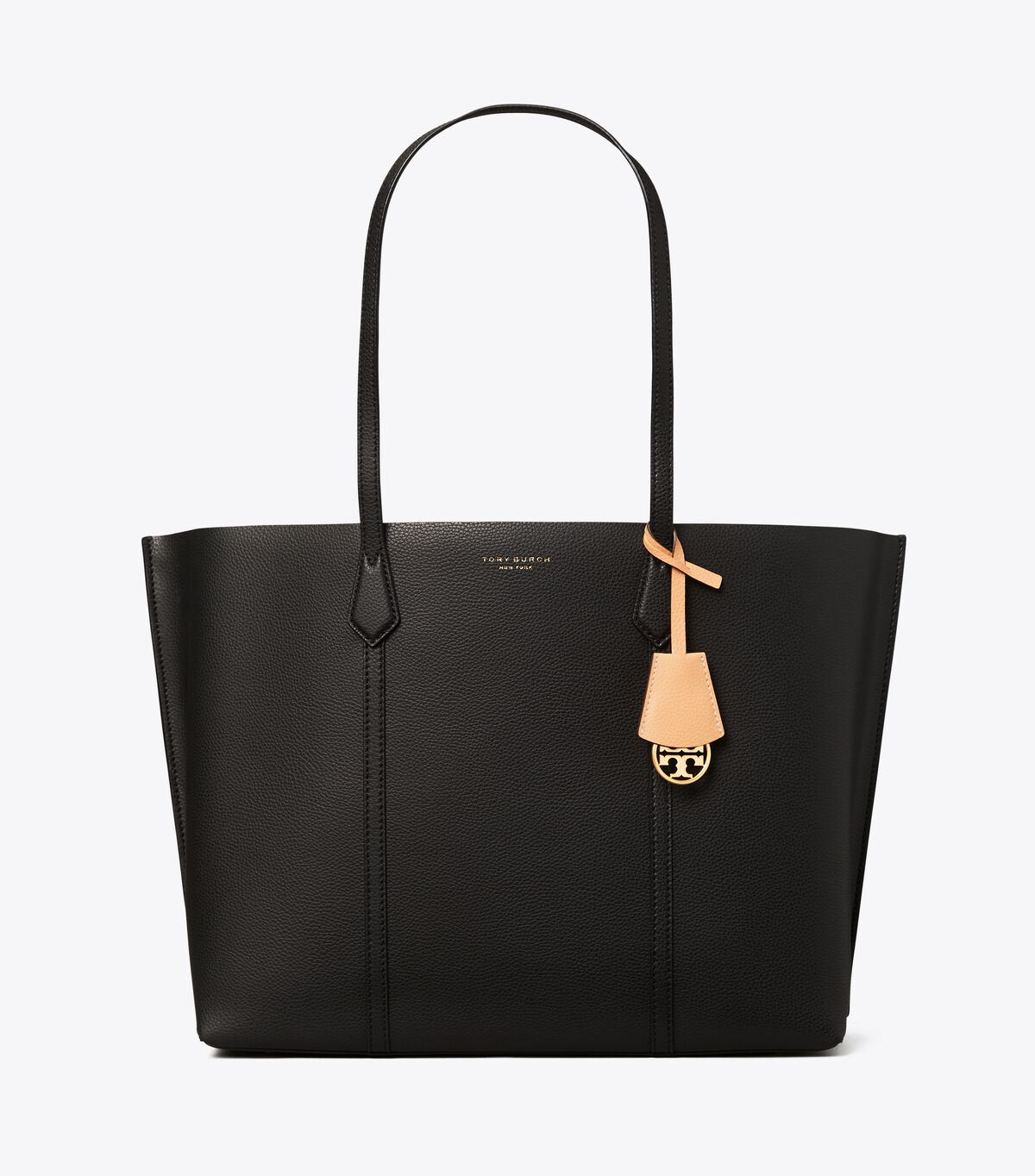 Women's Tory Burch Perry Triple-compartment Tote Bags Black | TGNJLH-347 - Tory Burch Outlet Sale
