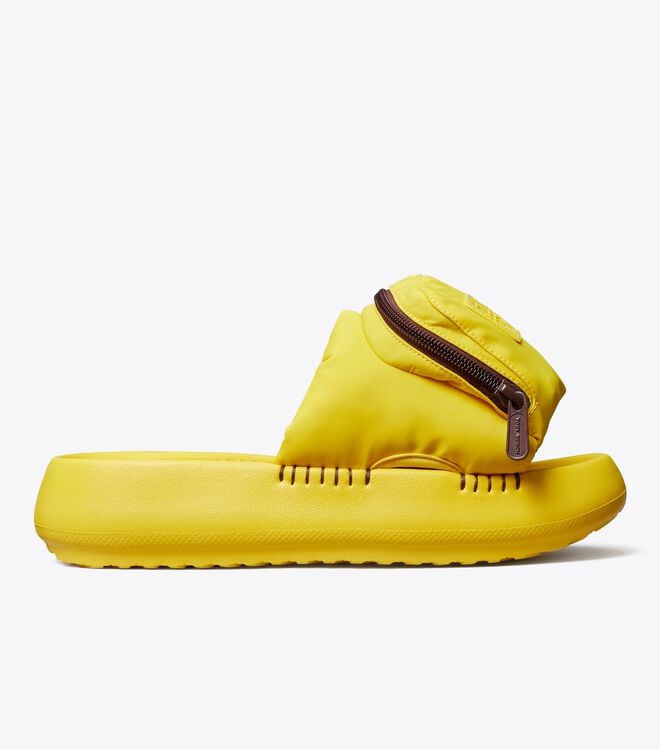 Women's Tory Burch Pocket Sport Slides Purple | JUEGBD-397 - Tory Burch Outlet Sale