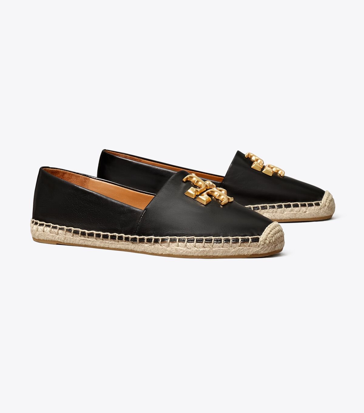 Women's Tory Burch Eleanor Espadrille Black | CUARLS-138 - Tory Burch Outlet Sale