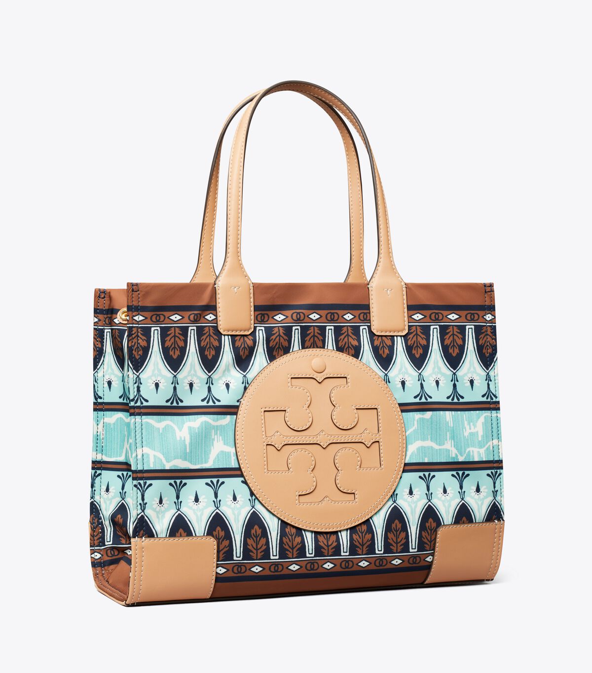 Women's Tory Burch Small Ella Printed Tote Bags Multicolor | AGMBHT-230 - Tory Burch Outlet Sale