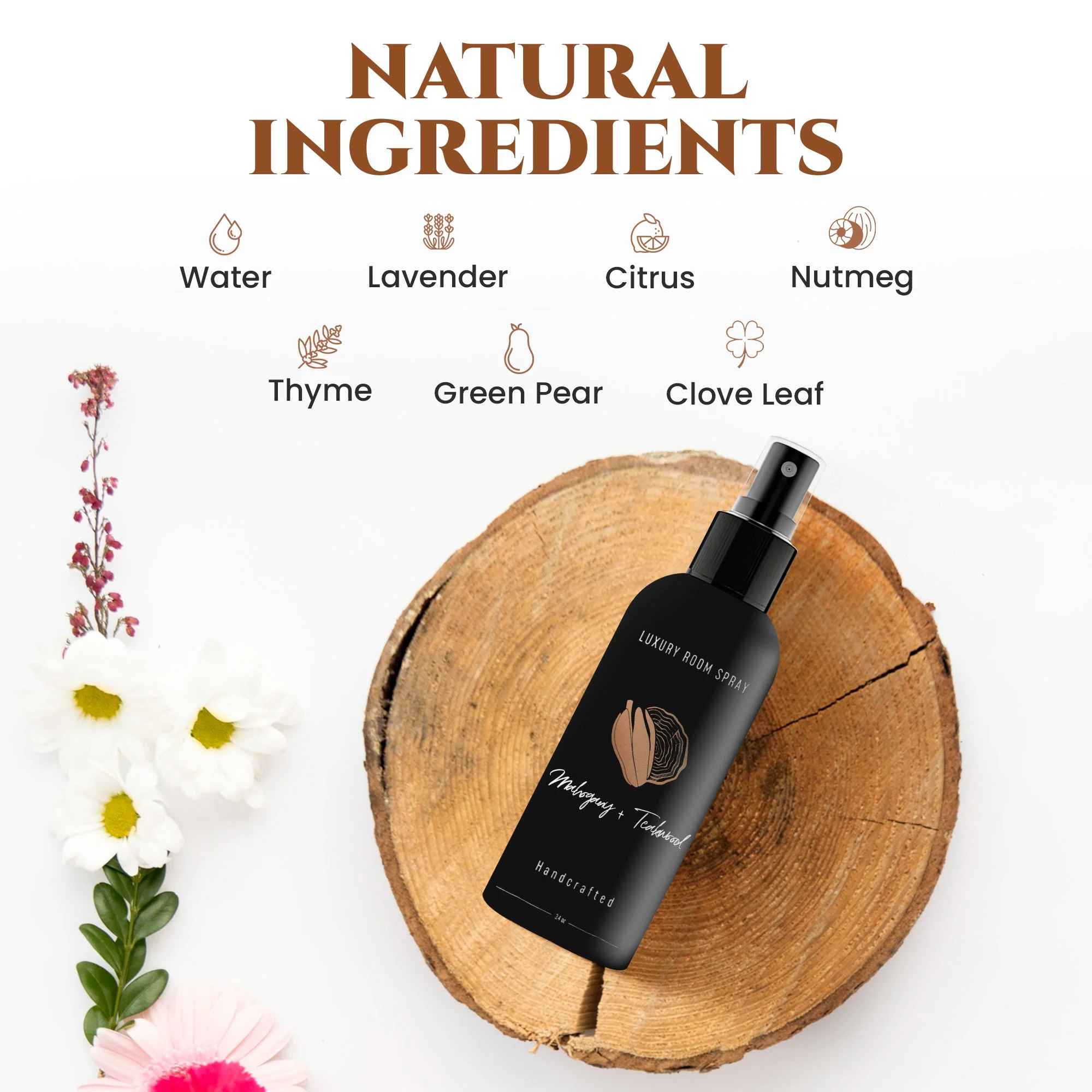 Teakwood + Mahogany Eco-Friendly Glass