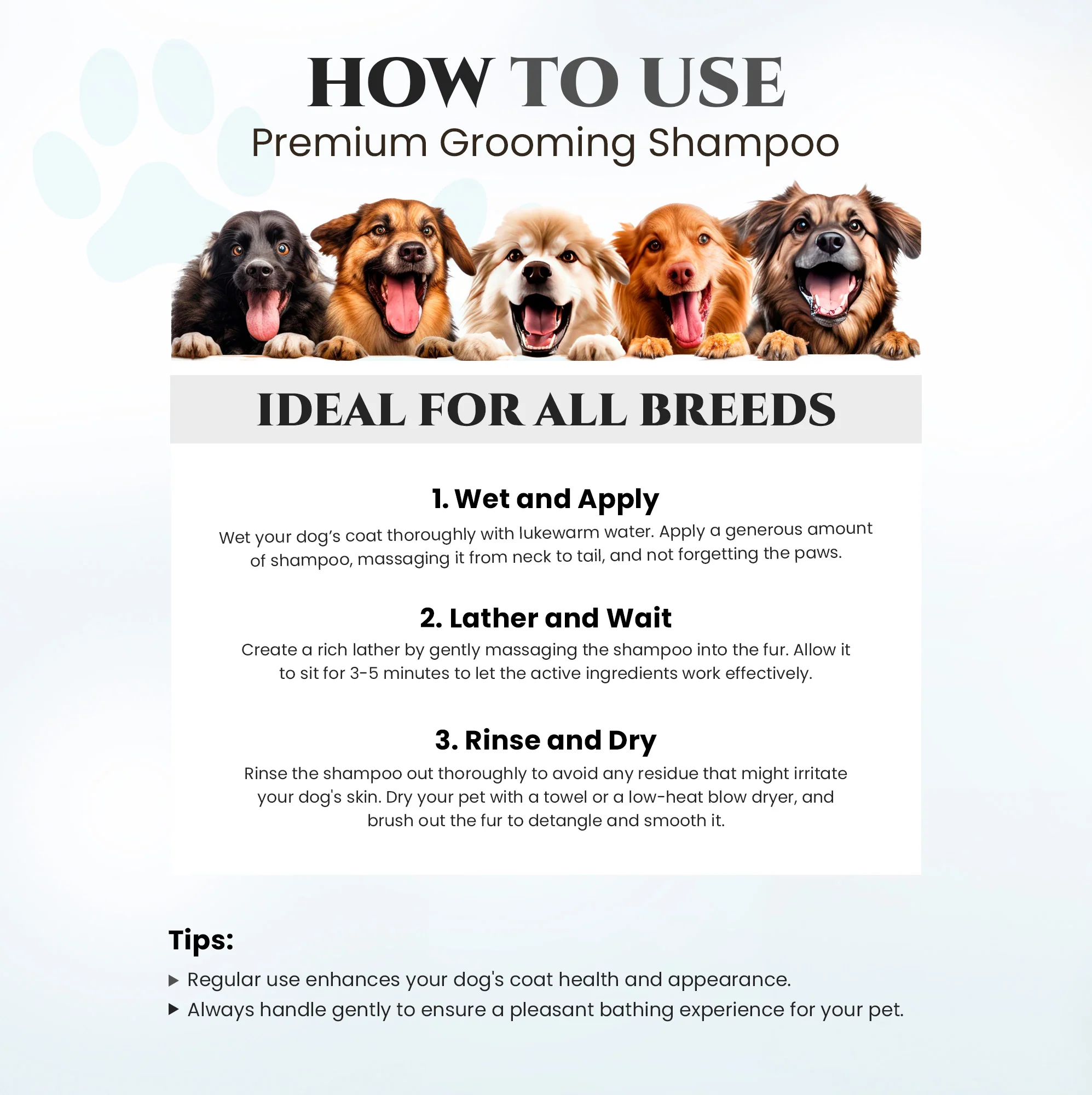 Show Dog Premium Grooming Shampoo