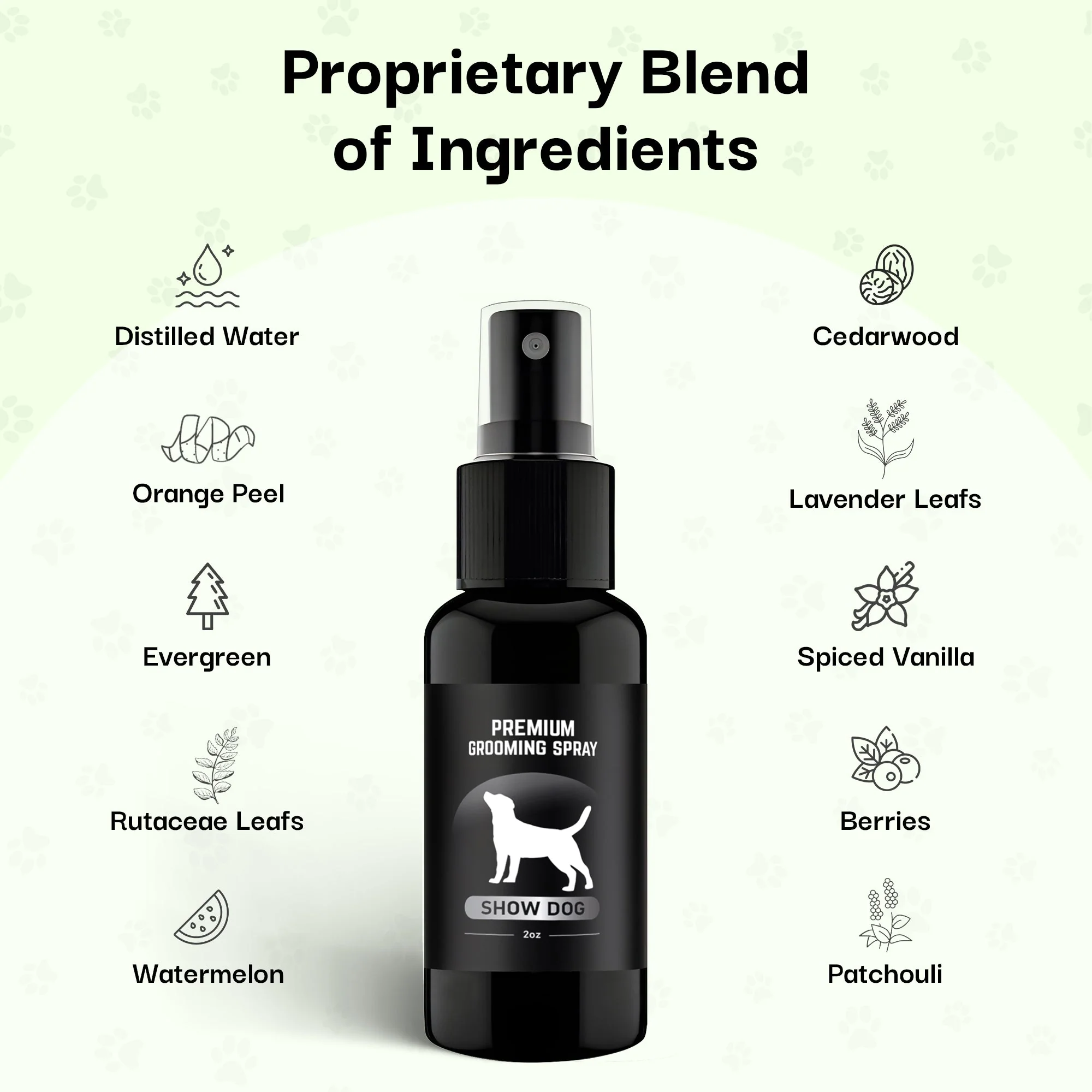 Show Dog Premium Grooming Spray (2.7oz)