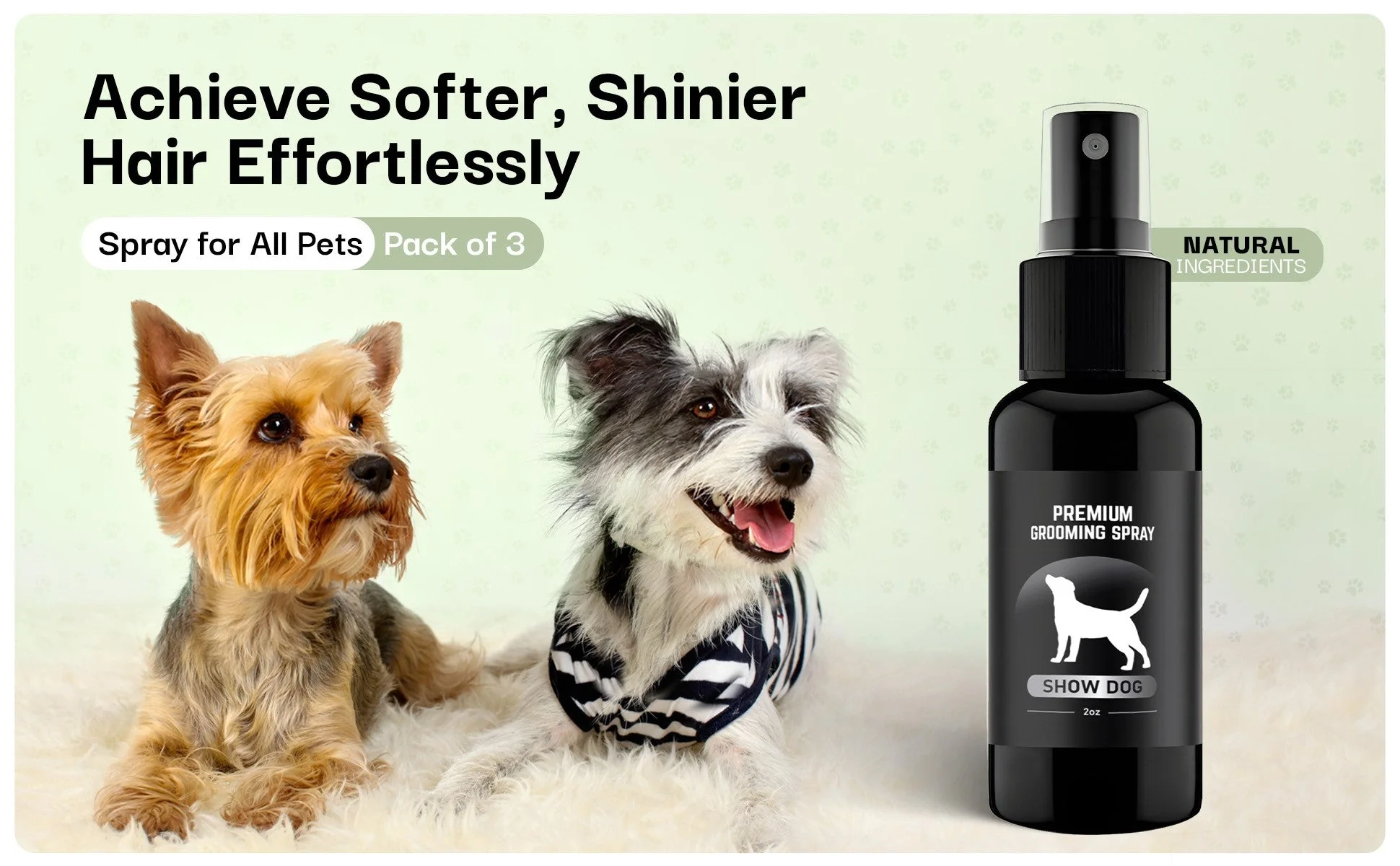 Show Dog Premium Grooming Spray (2.7oz)