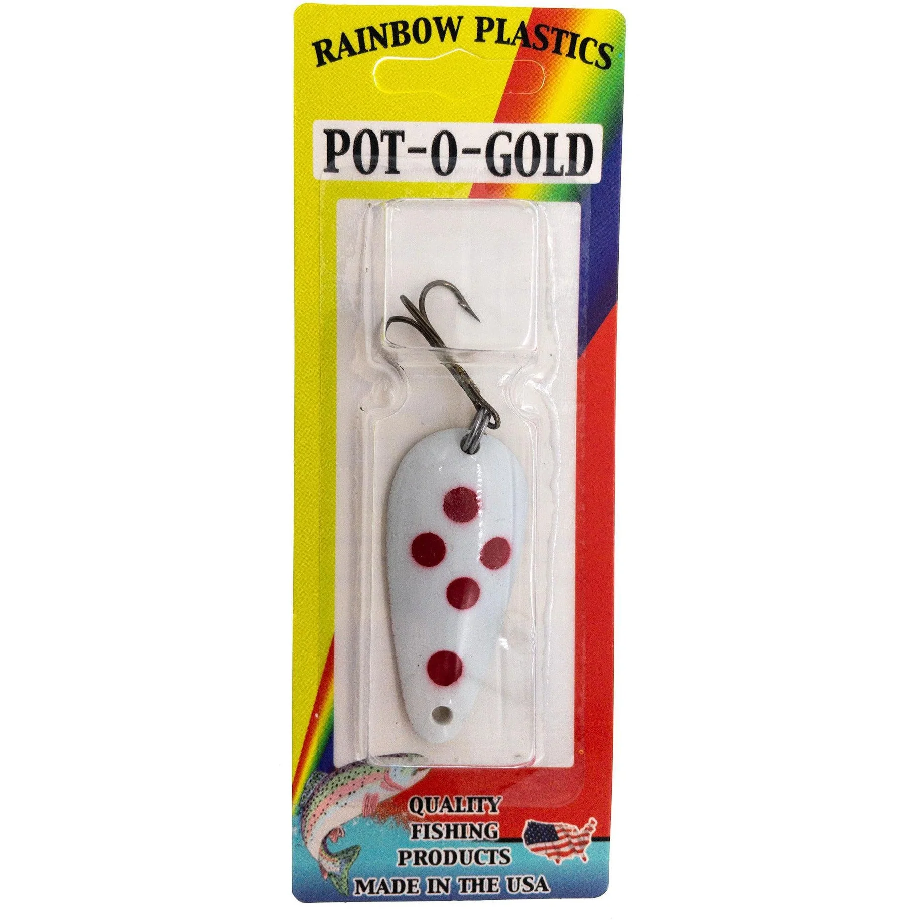 Rainbow Plastics Pot-O-Gold Casting/Trolling Spoon