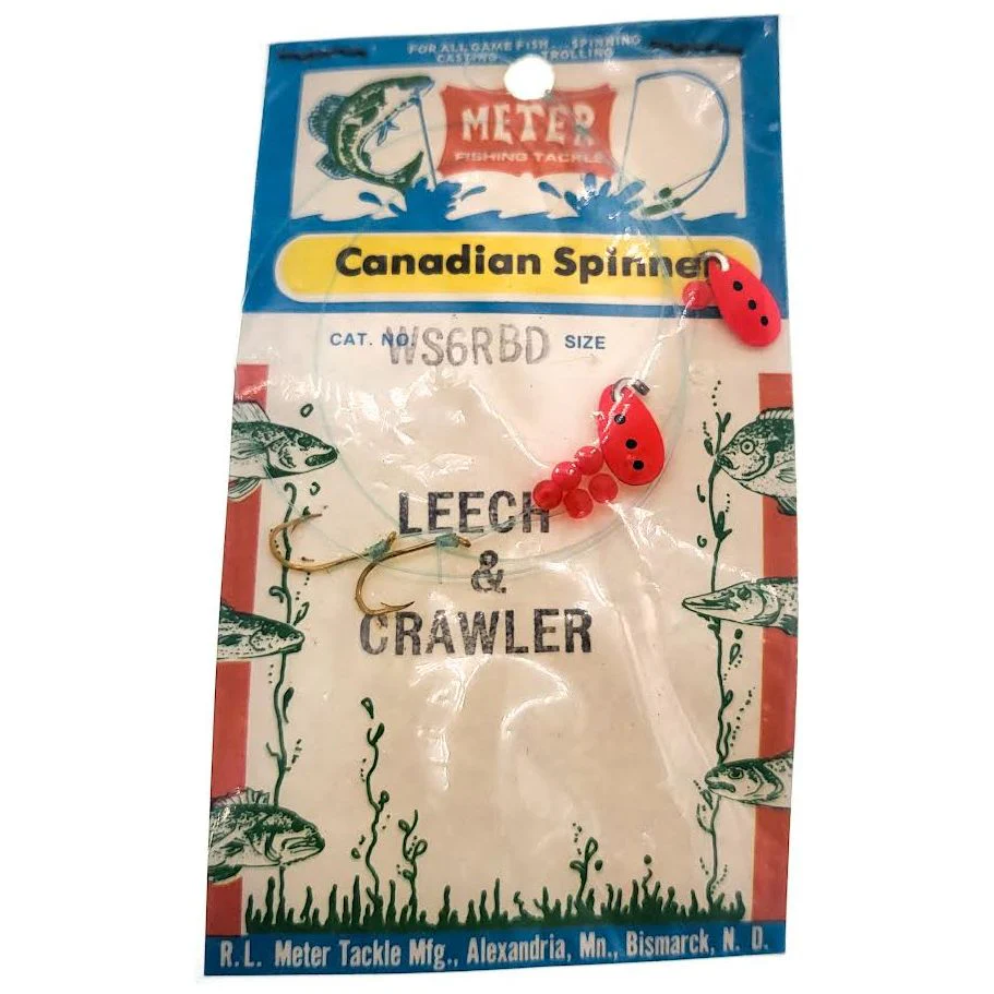 Meter Fishing Tackle Canadian Spinner Leech & Crawler Harness