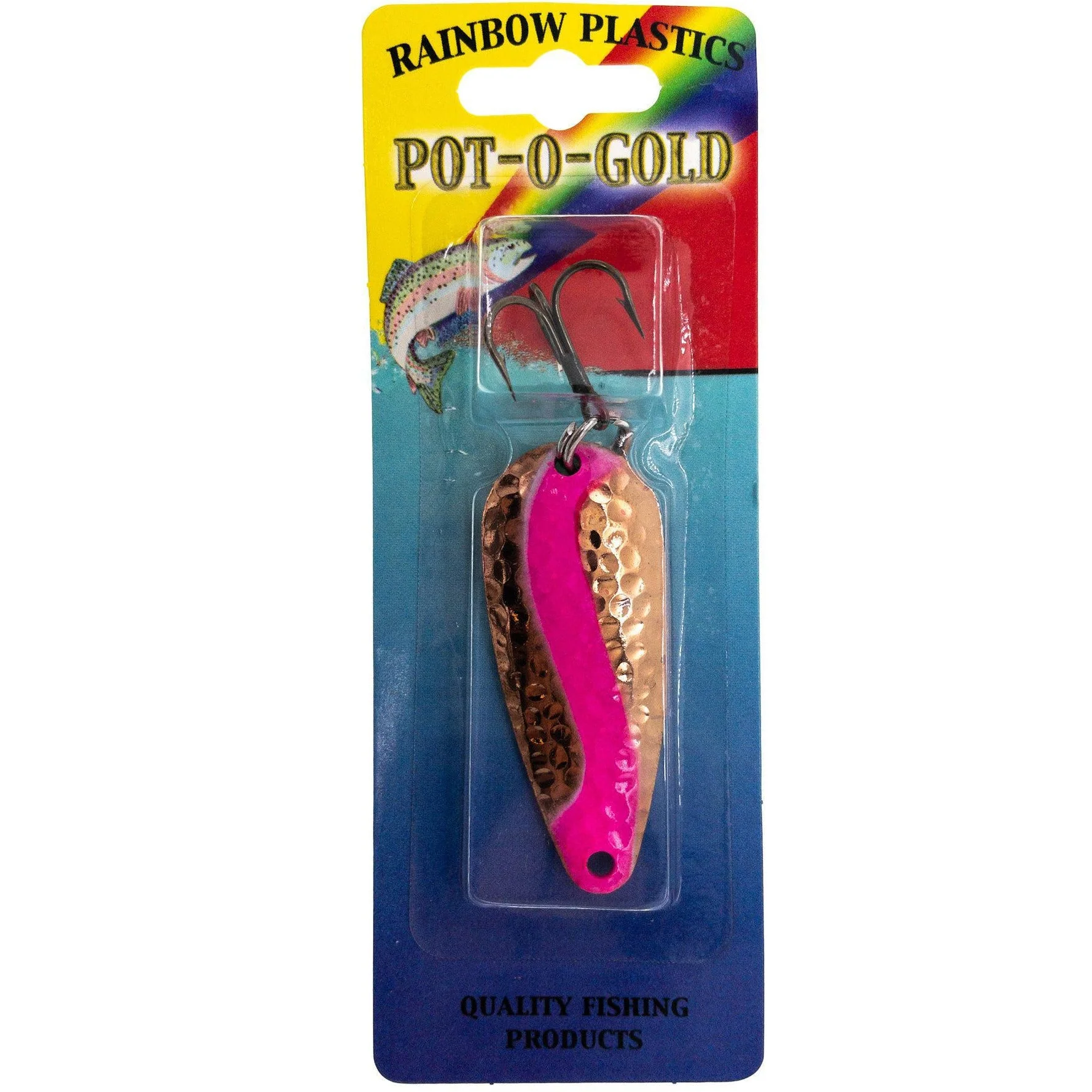 Rainbow Plastics Pot-O-Gold Casting/Trolling Spoon