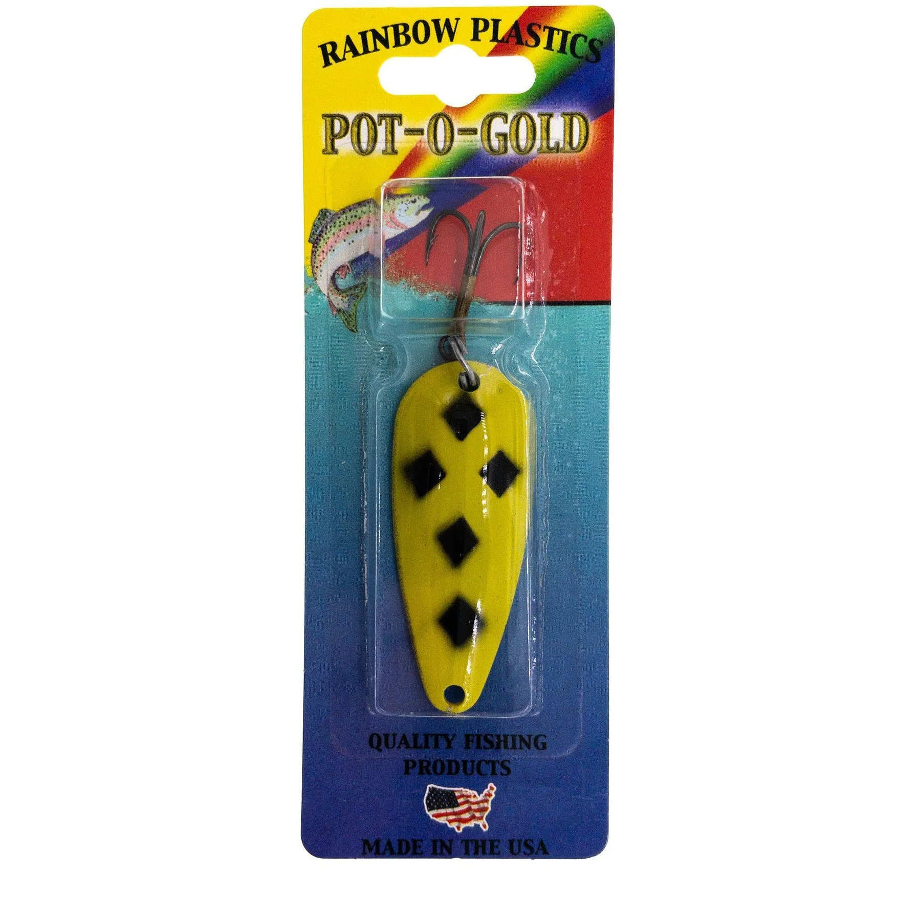 Rainbow Plastics Pot-O-Gold Casting/Trolling Spoon
