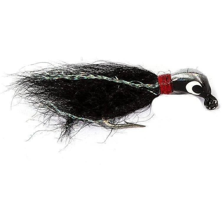 Boone Tout Bucktail Dave Workman Jr. Pro Series Size 2/0 3/8 Oz Black/Silver