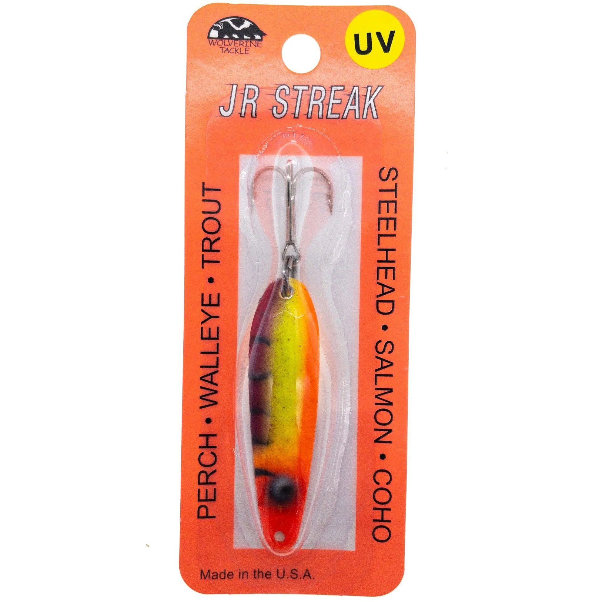Wolverine Tackle JR Streak Trolling Spoon UV 2-3/8