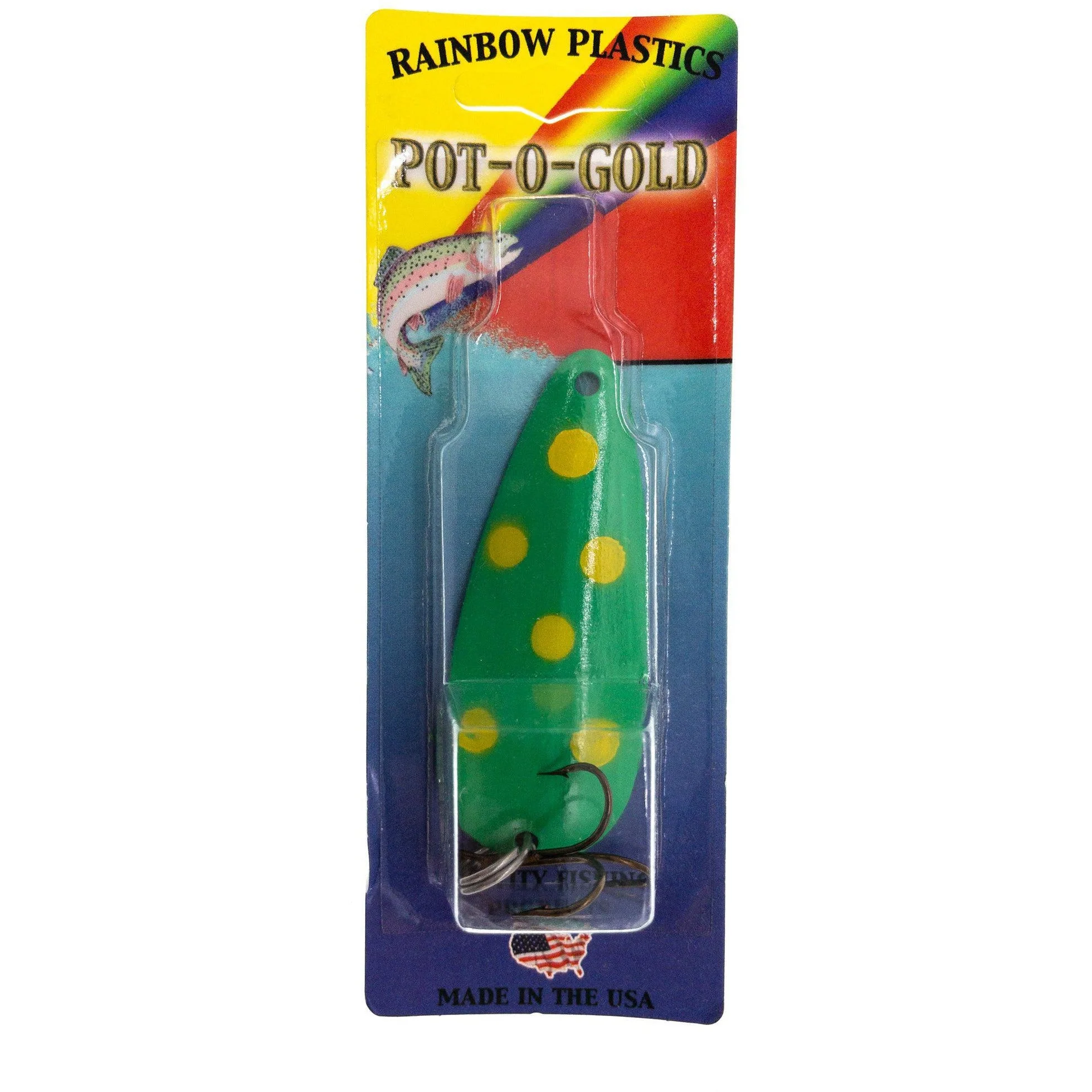 Rainbow Plastics Pot-O-Gold Casting/Trolling Spoon