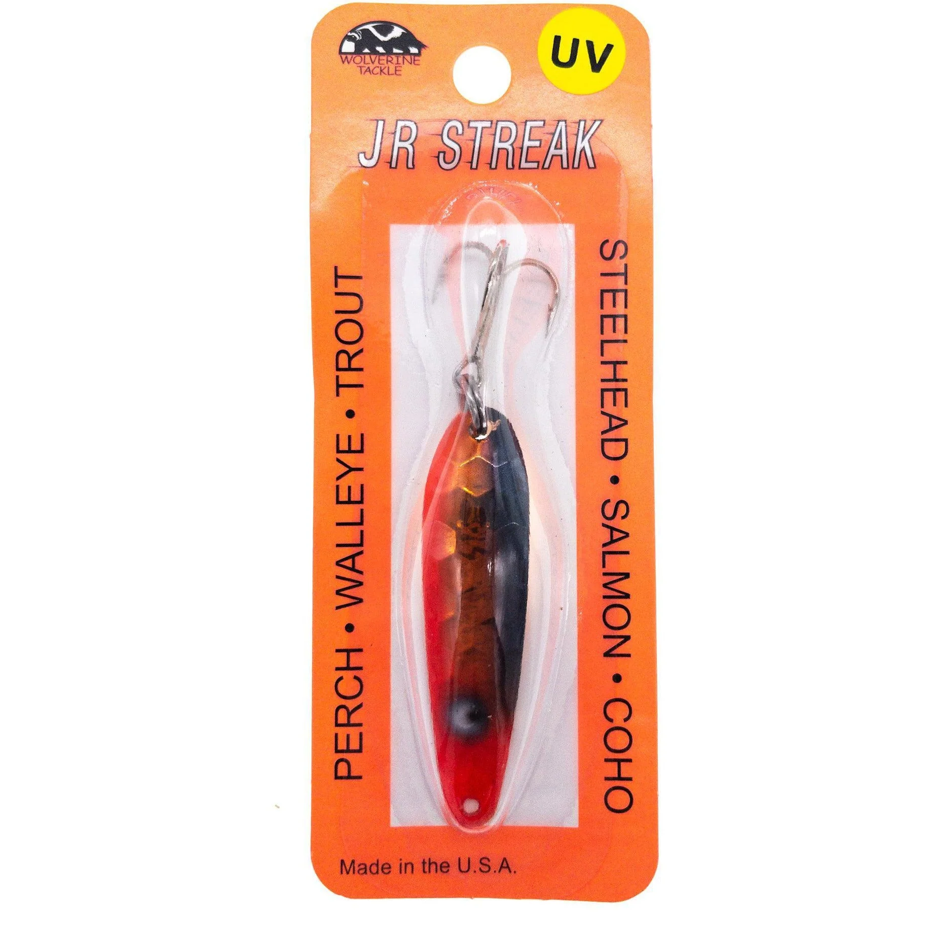 Wolverine Tackle JR Streak Trolling Spoon UV 2-3/8