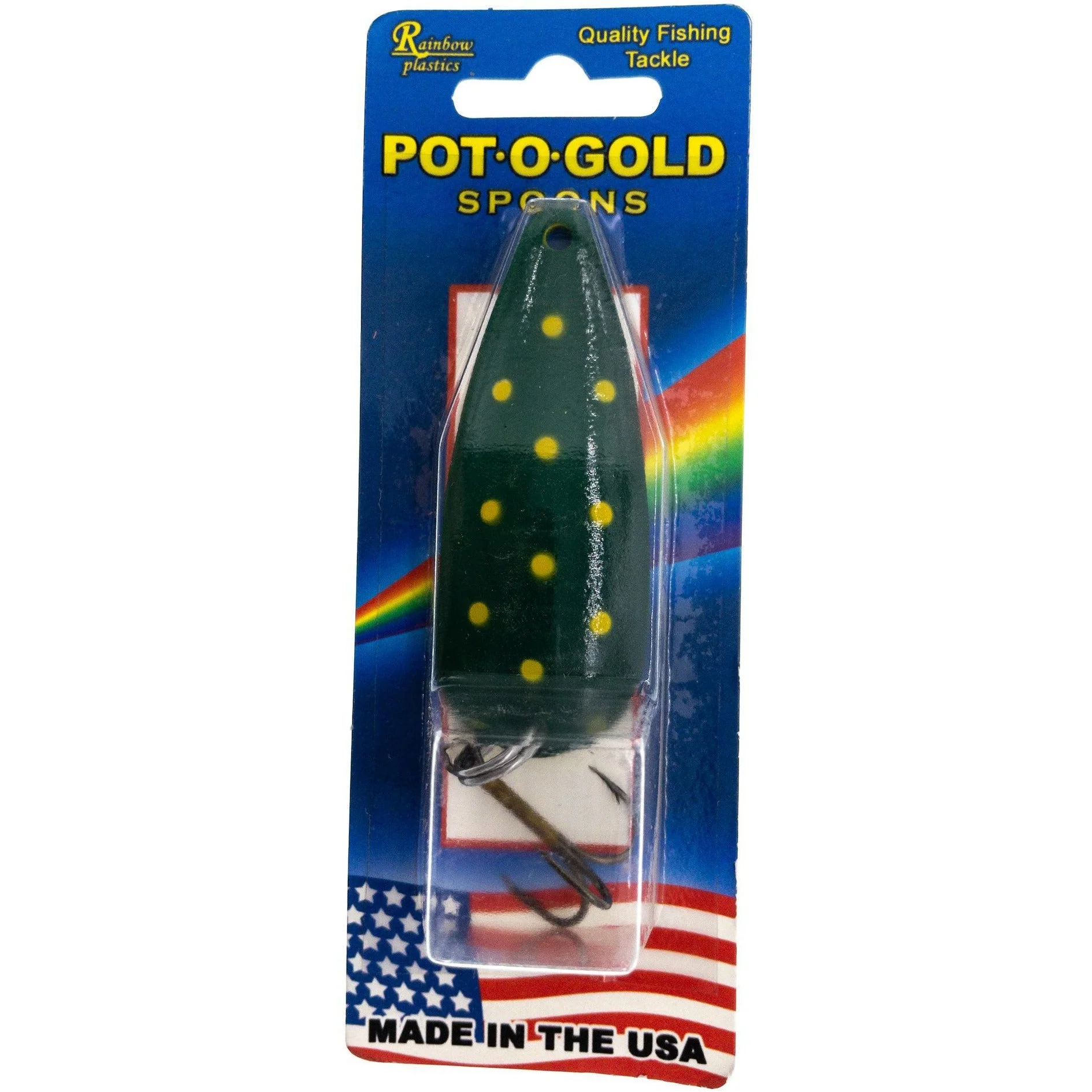 Rainbow Plastics Pot-O-Gold Casting/Trolling Spoon