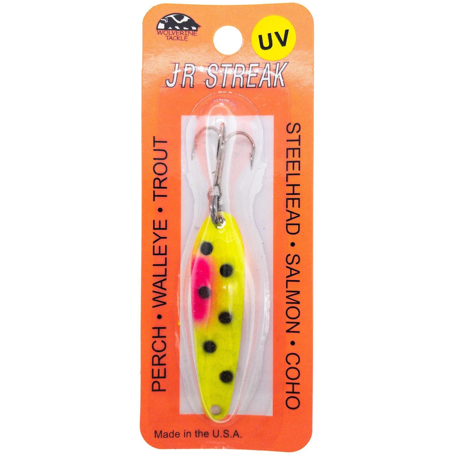 Wolverine Tackle JR Streak Trolling Spoon UV 2-3/8
