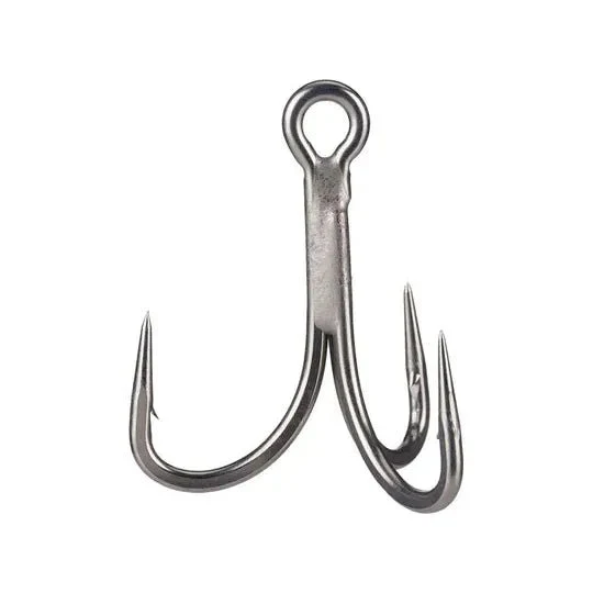 Mustad Jaw-Lok In-Line Treble Hooks Qty 6