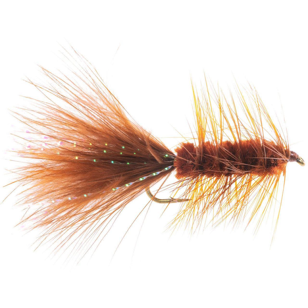 Superfly FLY6347-08P-US Streamer Wooly Bugger Brown 2/pk