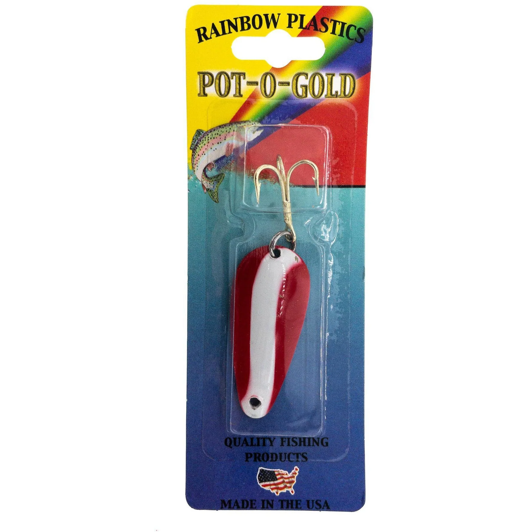 Rainbow Plastics Pot-O-Gold Casting/Trolling Spoon