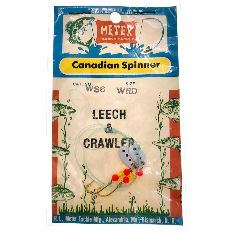 Meter Fishing Tackle Canadian Spinner Leech & Crawler Harness
