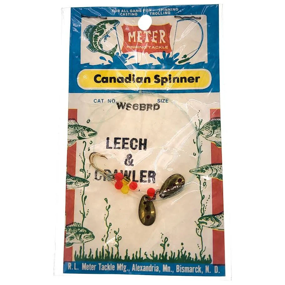 Meter Fishing Tackle Canadian Spinner Leech & Crawler Harness