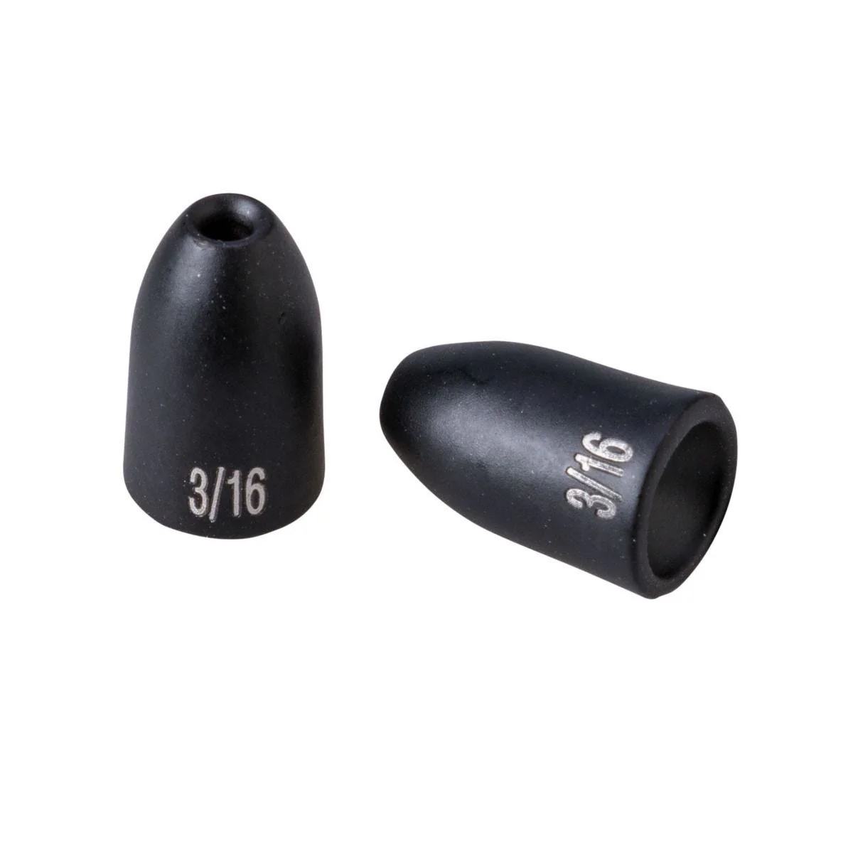 Scottsboro Tackle Tungsten Worm Weight 3/16 Oz Qty 2 Black