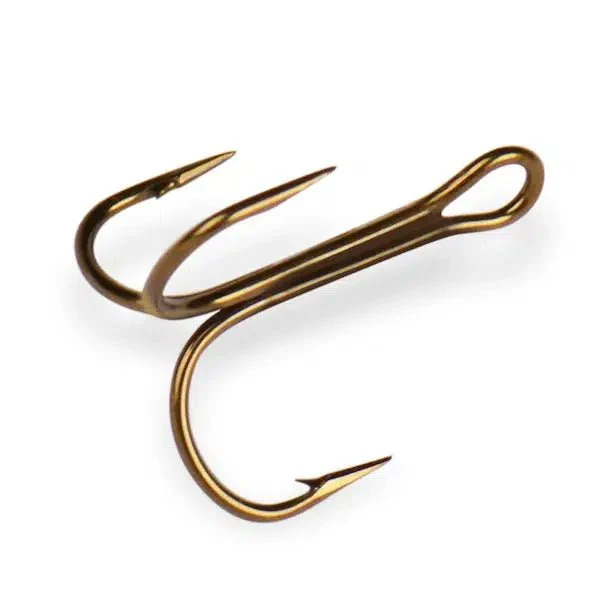 Mustad Round Bend Treble Hooks 35647-BR Qty 5