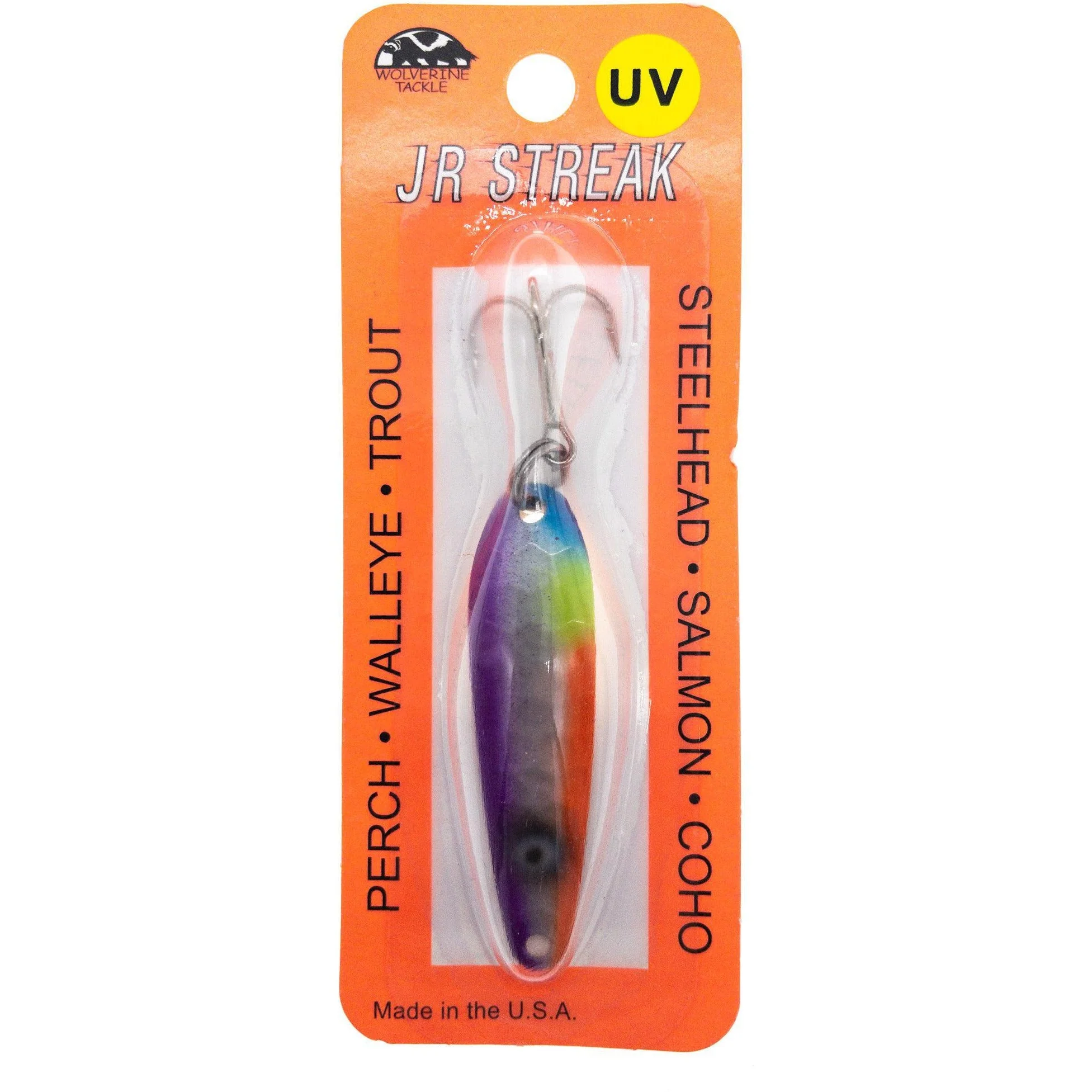 Wolverine Tackle JR Streak Trolling Spoon UV 2-3/8