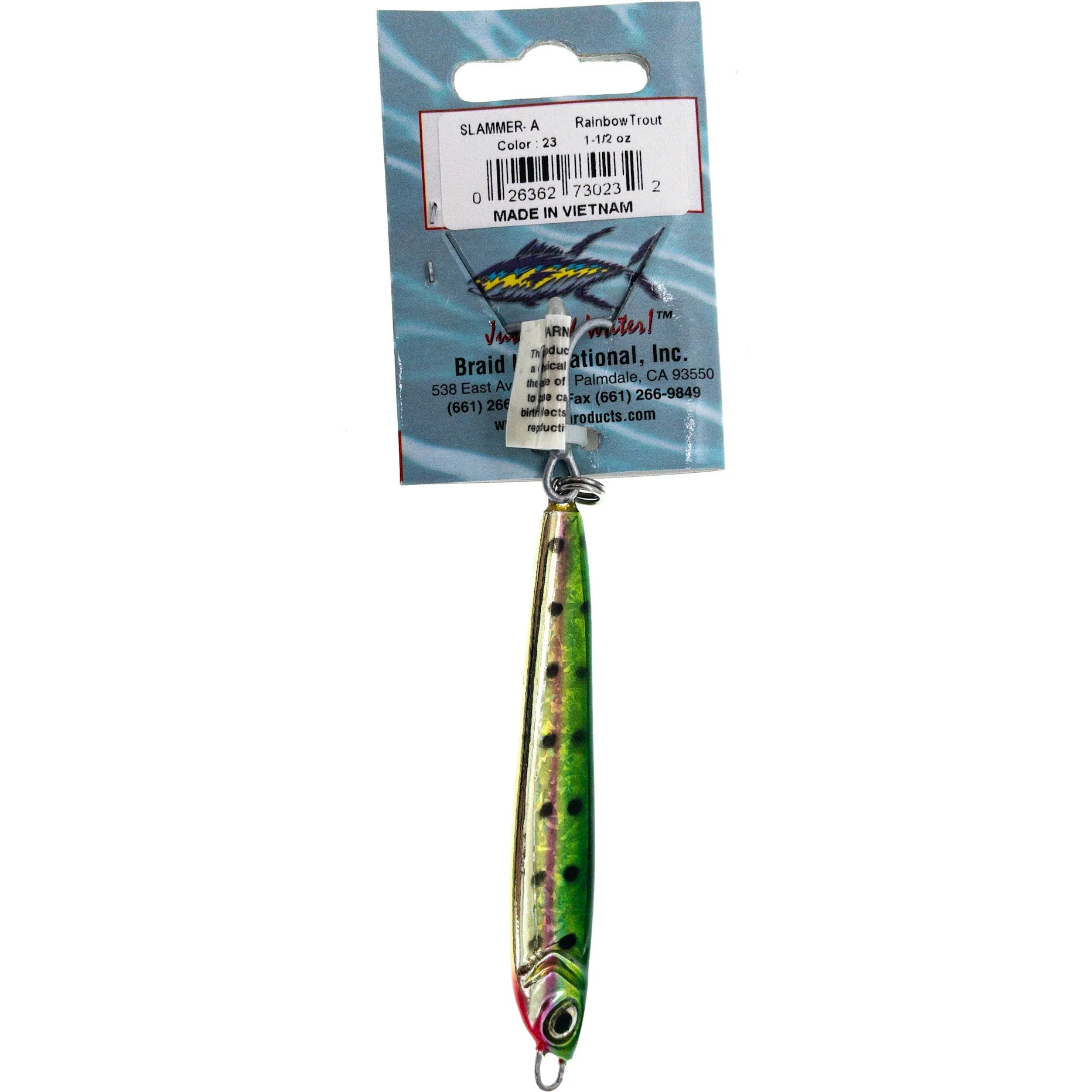 Braid Slammer Saltwater and Inshore Jigs Prism Series