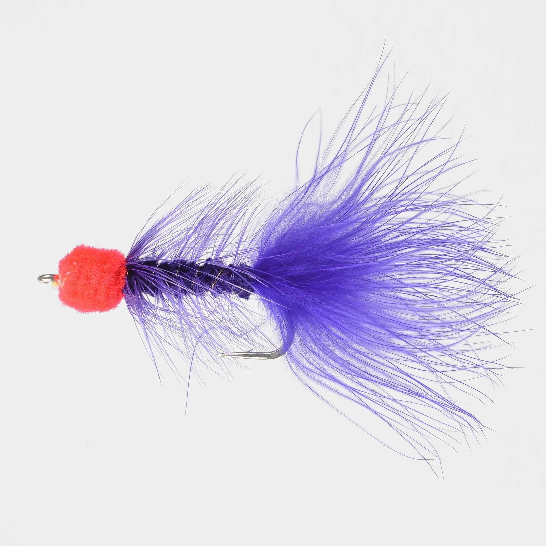 Perfect Hatch Egg Sucking Leech #06 Purple/Red Qty 2