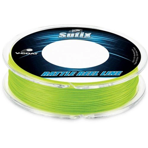 Sufix Rattle Reel Metered V-Coat 150 Yds