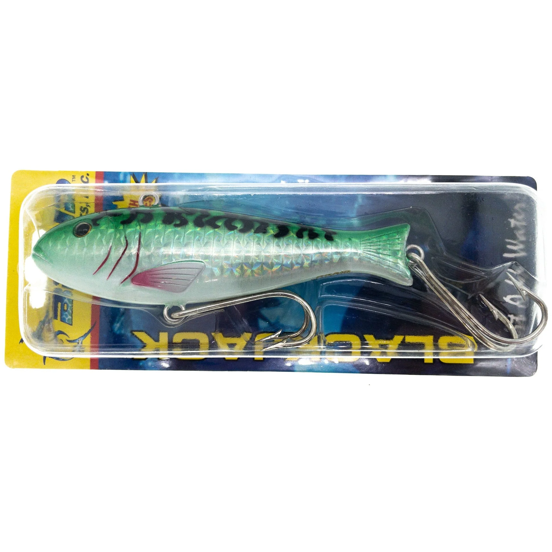 Braid Blackjack Saltwater Trolling Lure w/ Double Claw Hooks
