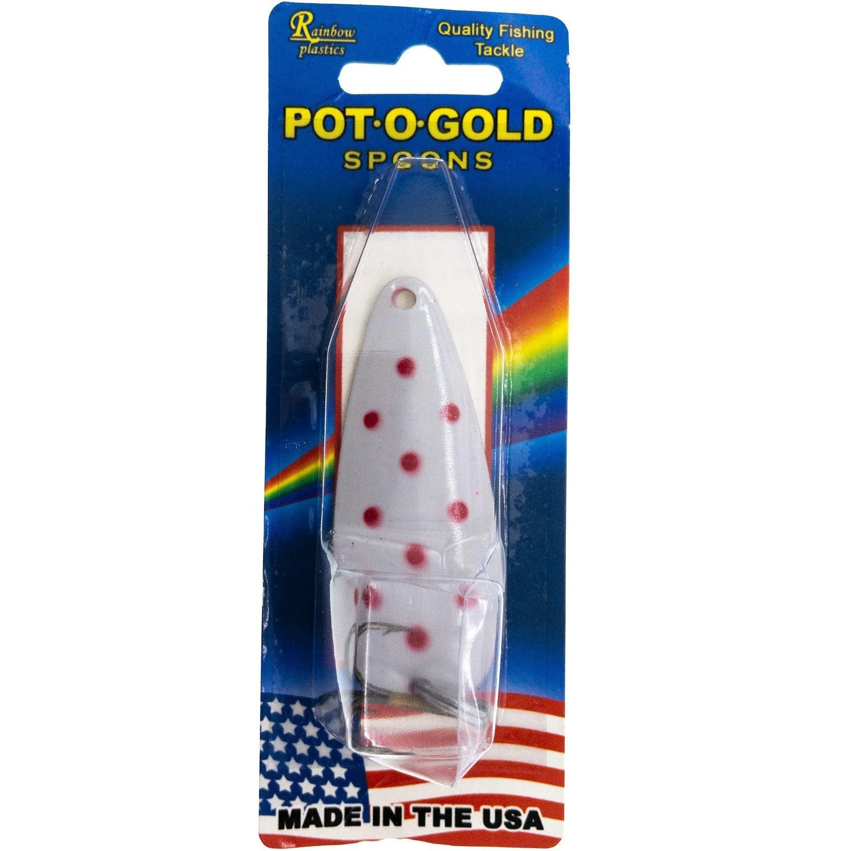 Rainbow Plastics Pot-O-Gold Casting/Trolling Spoon
