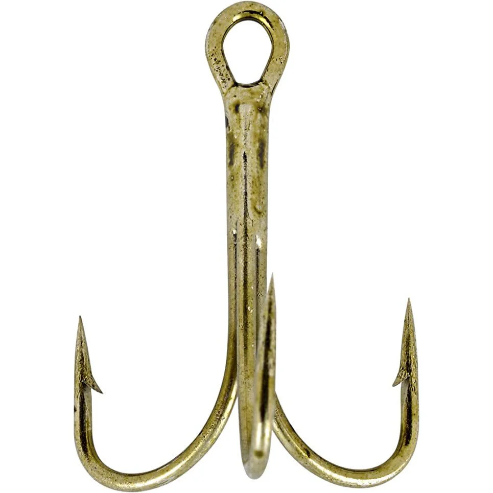 South Bend Bronze Treble Hooks Qty 4