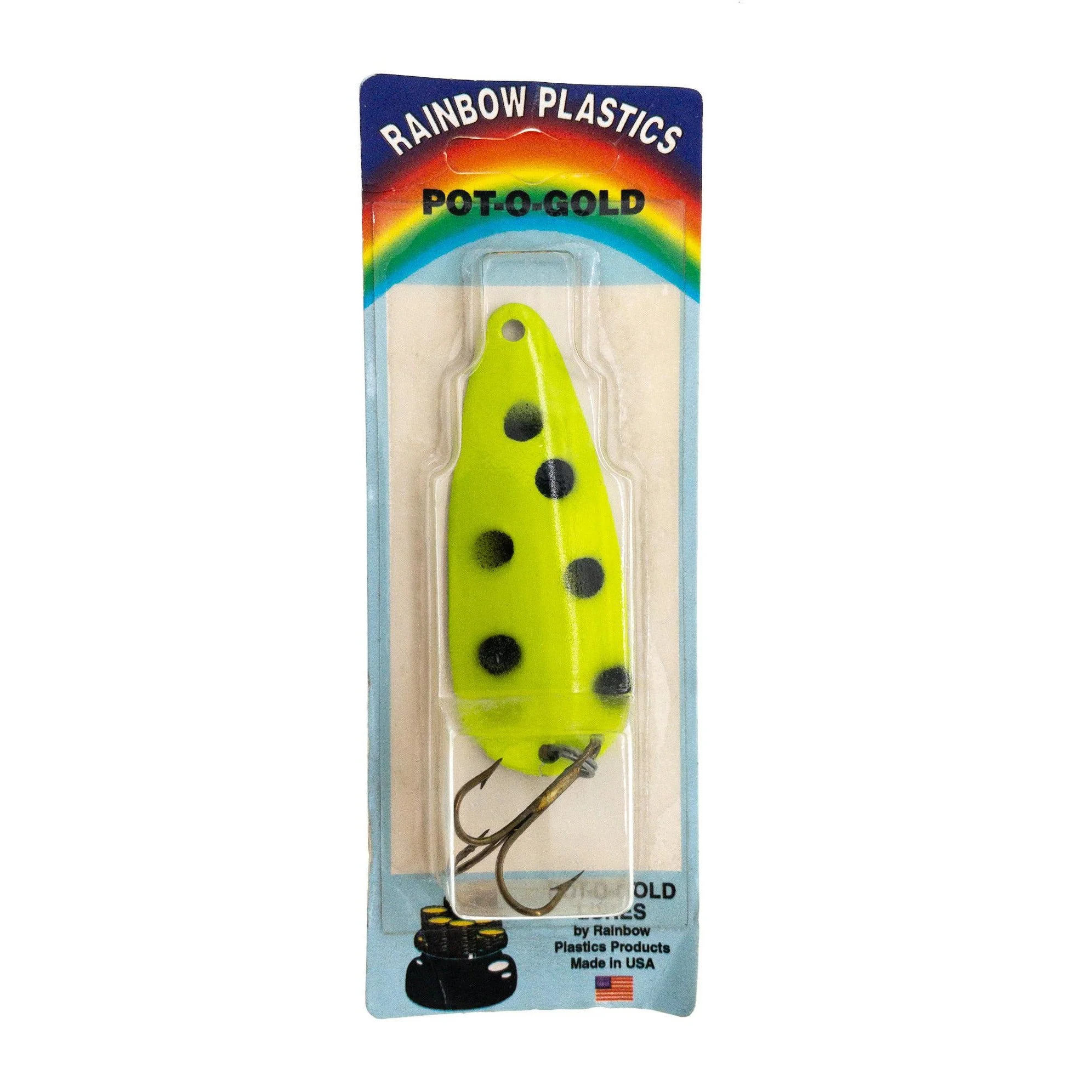 Rainbow Plastics Pot-O-Gold Casting/Trolling Spoon