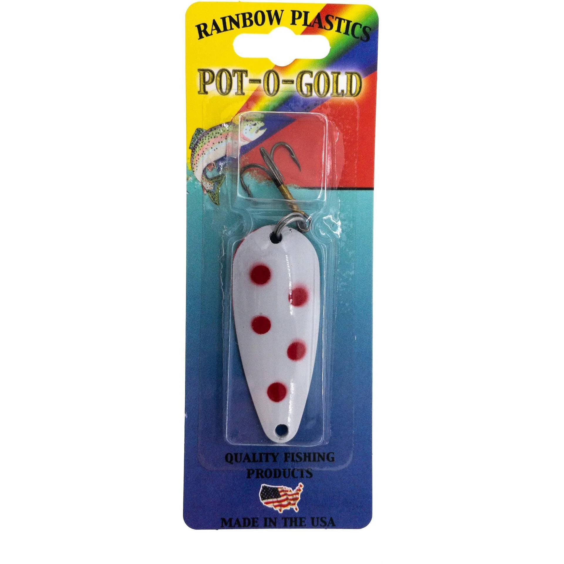 Rainbow Plastics Pot-O-Gold Casting/Trolling Spoon