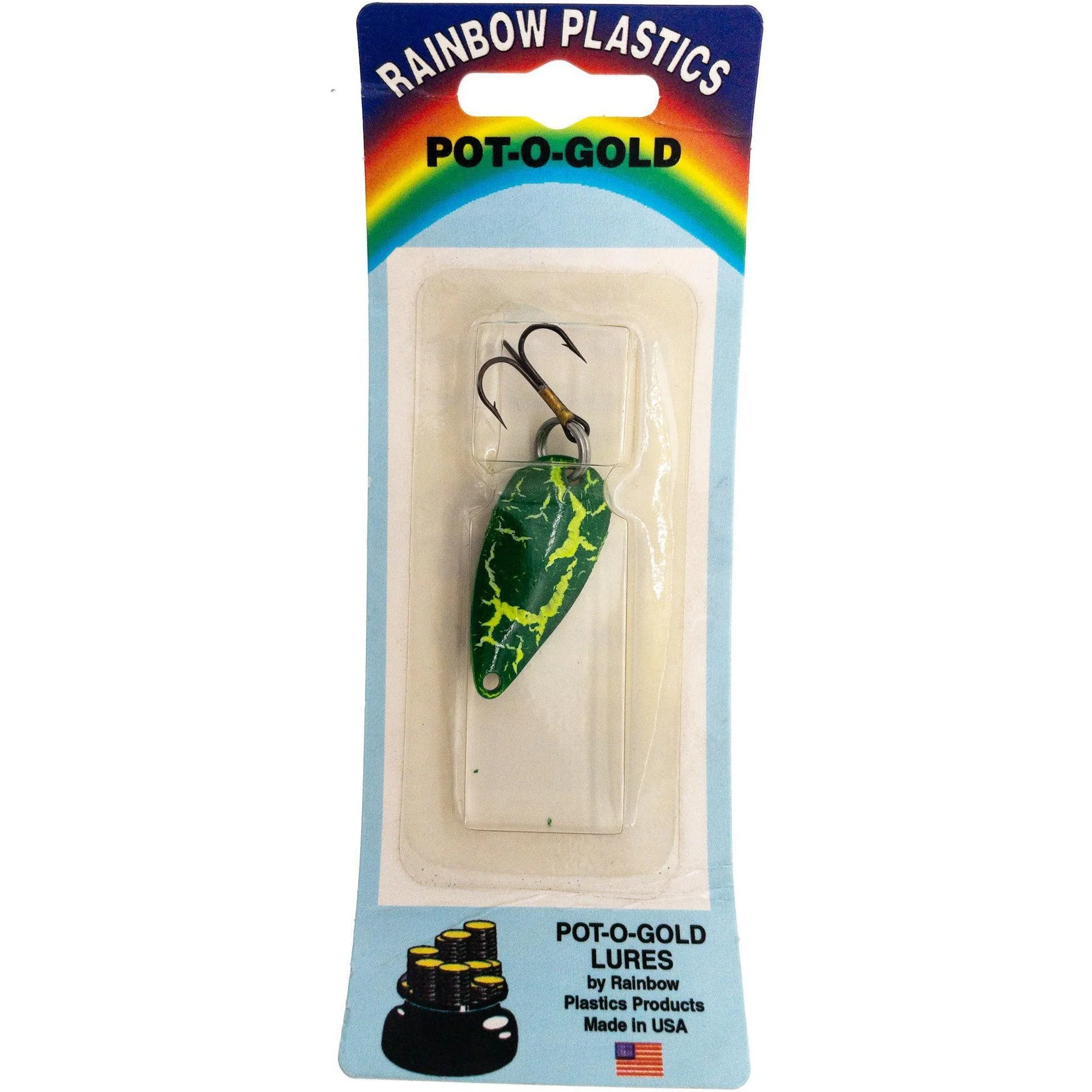 Rainbow Plastics Pot-O-Gold Casting/Trolling Spoon