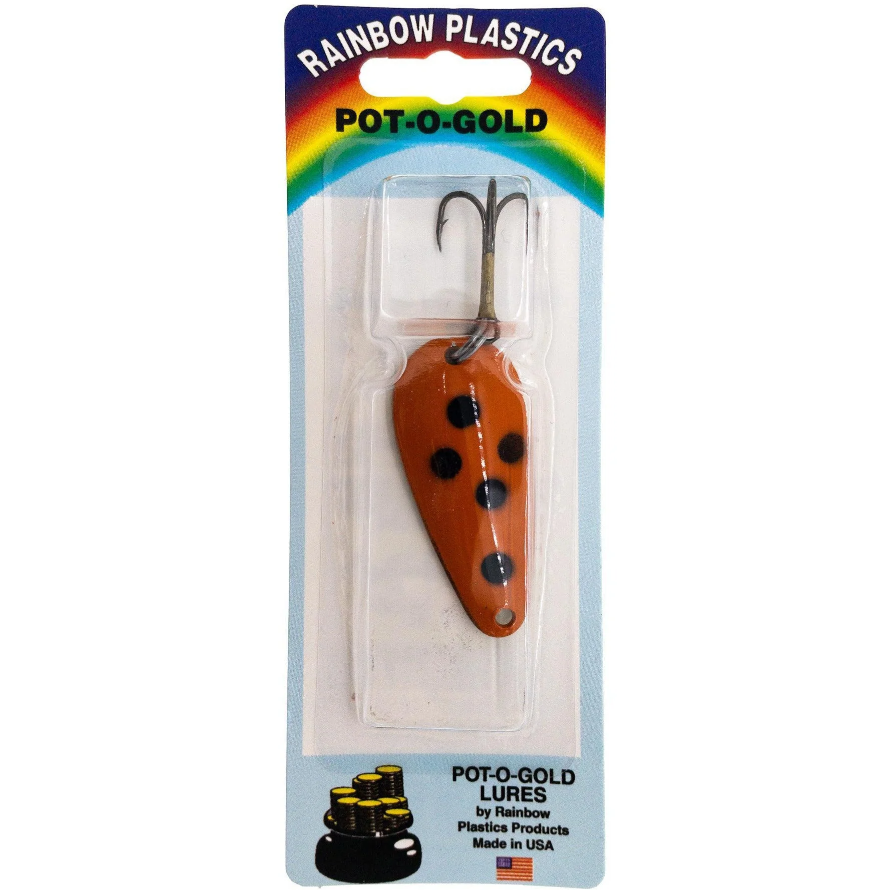 Rainbow Plastics Pot-O-Gold Casting/Trolling Spoon