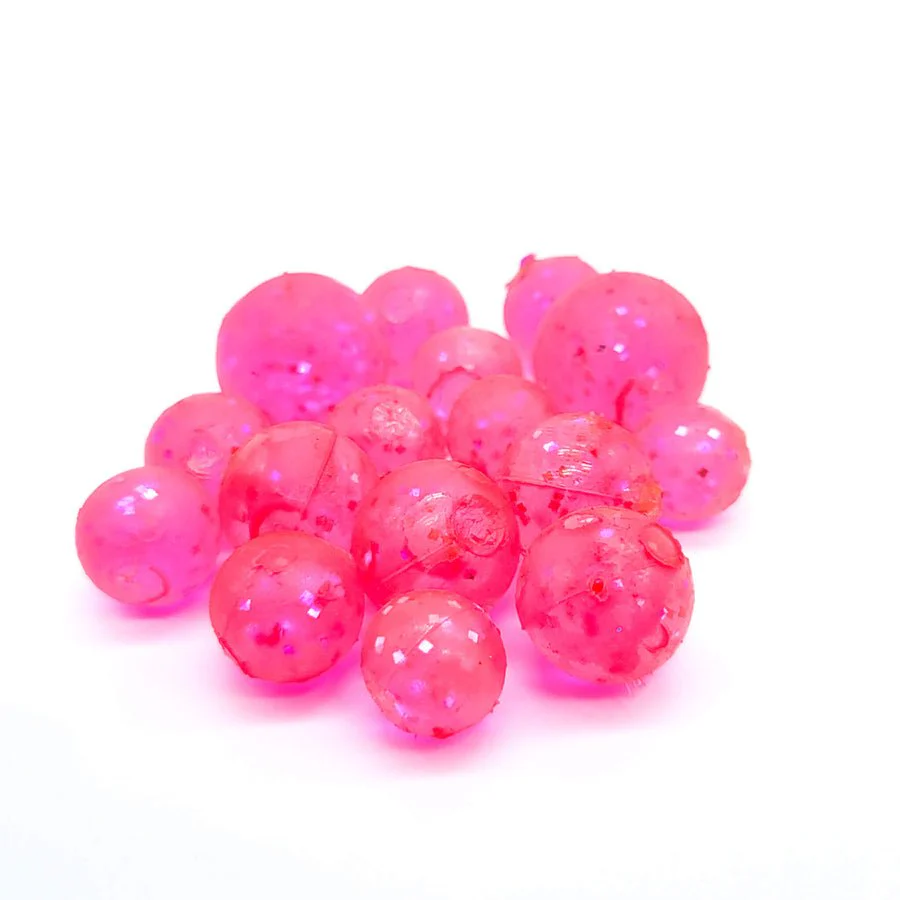 BnR Tackle Soft Beads 8MM Qty 15 Pink Panther