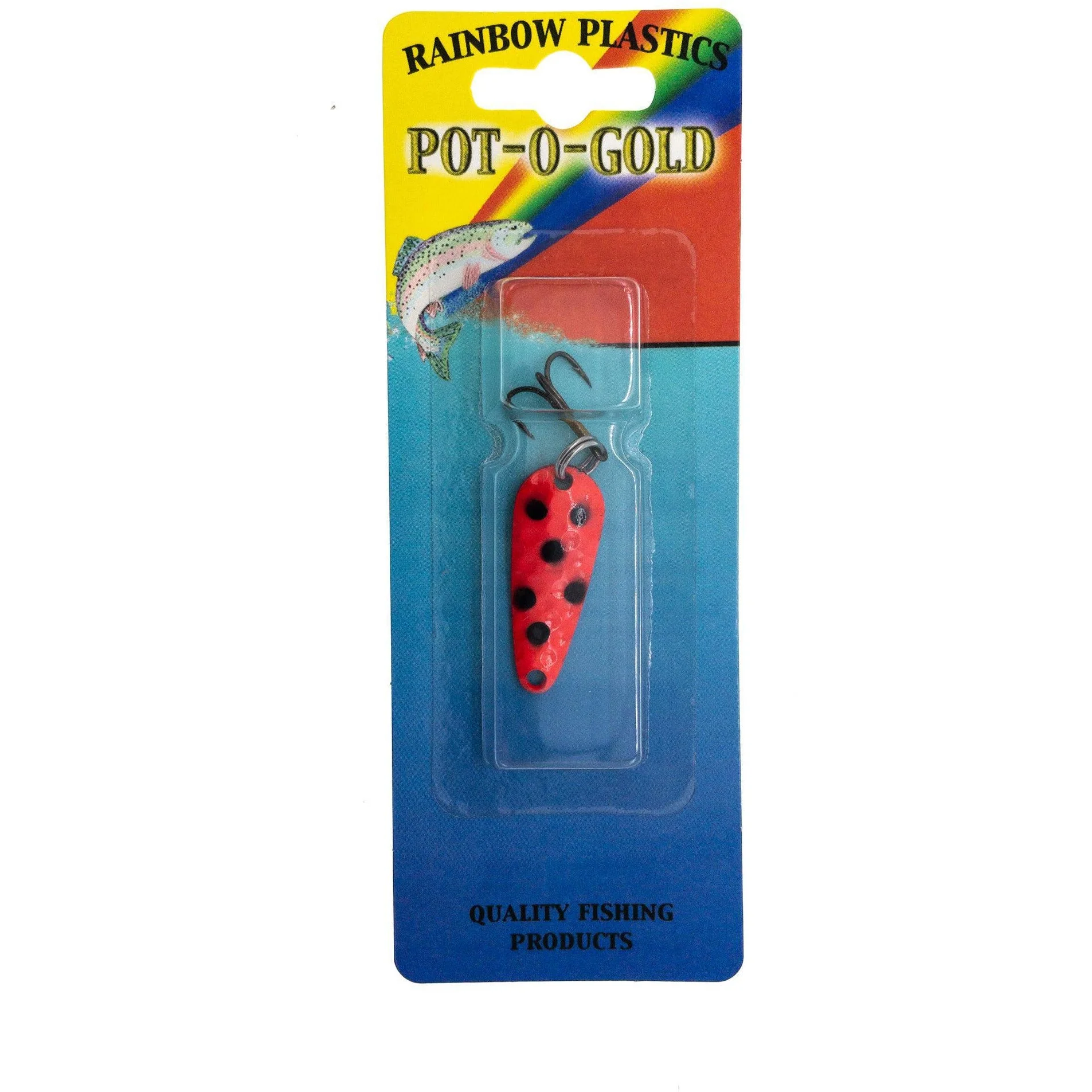 Rainbow Plastics Pot-O-Gold Casting/Trolling Spoon