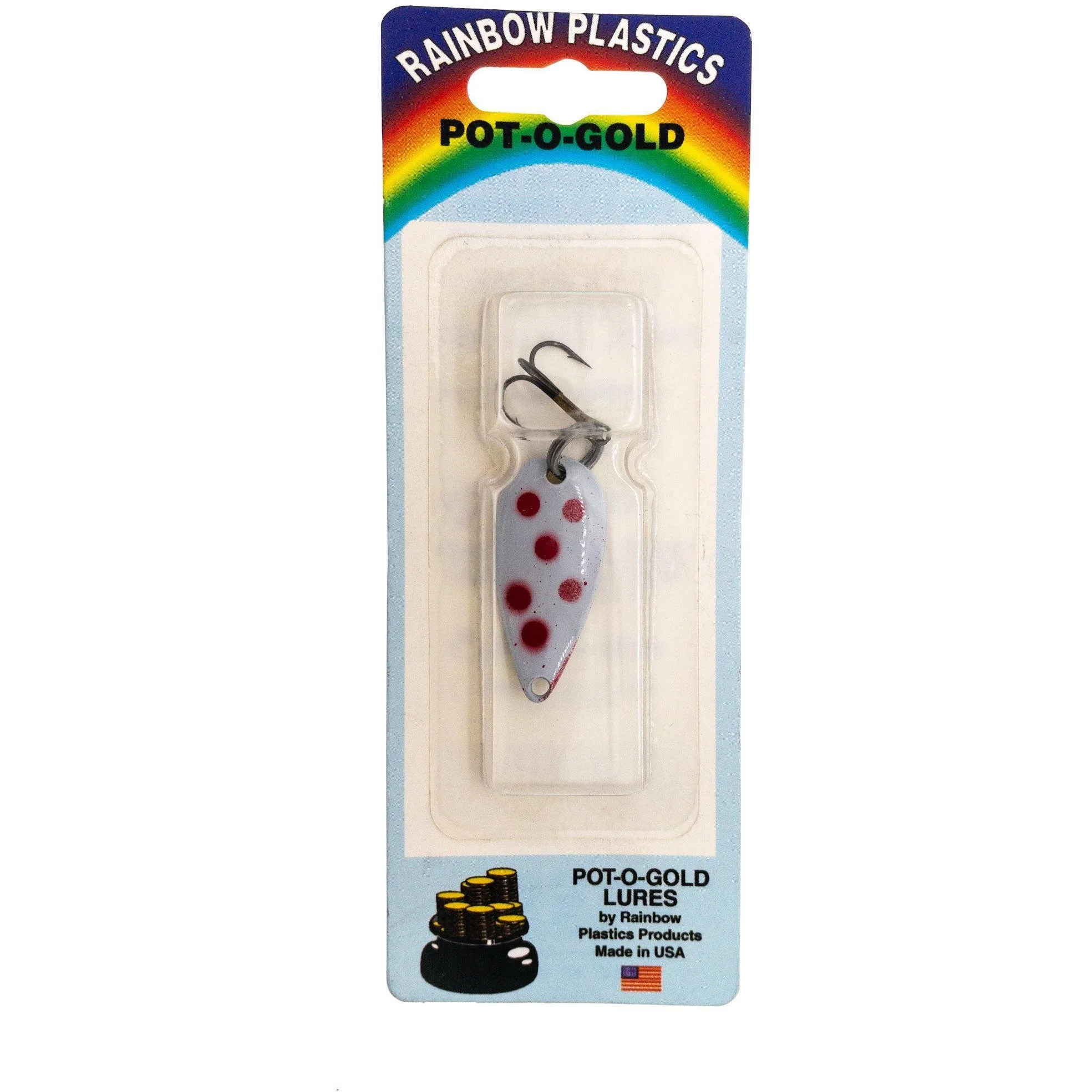Rainbow Plastics Pot-O-Gold Casting/Trolling Spoon