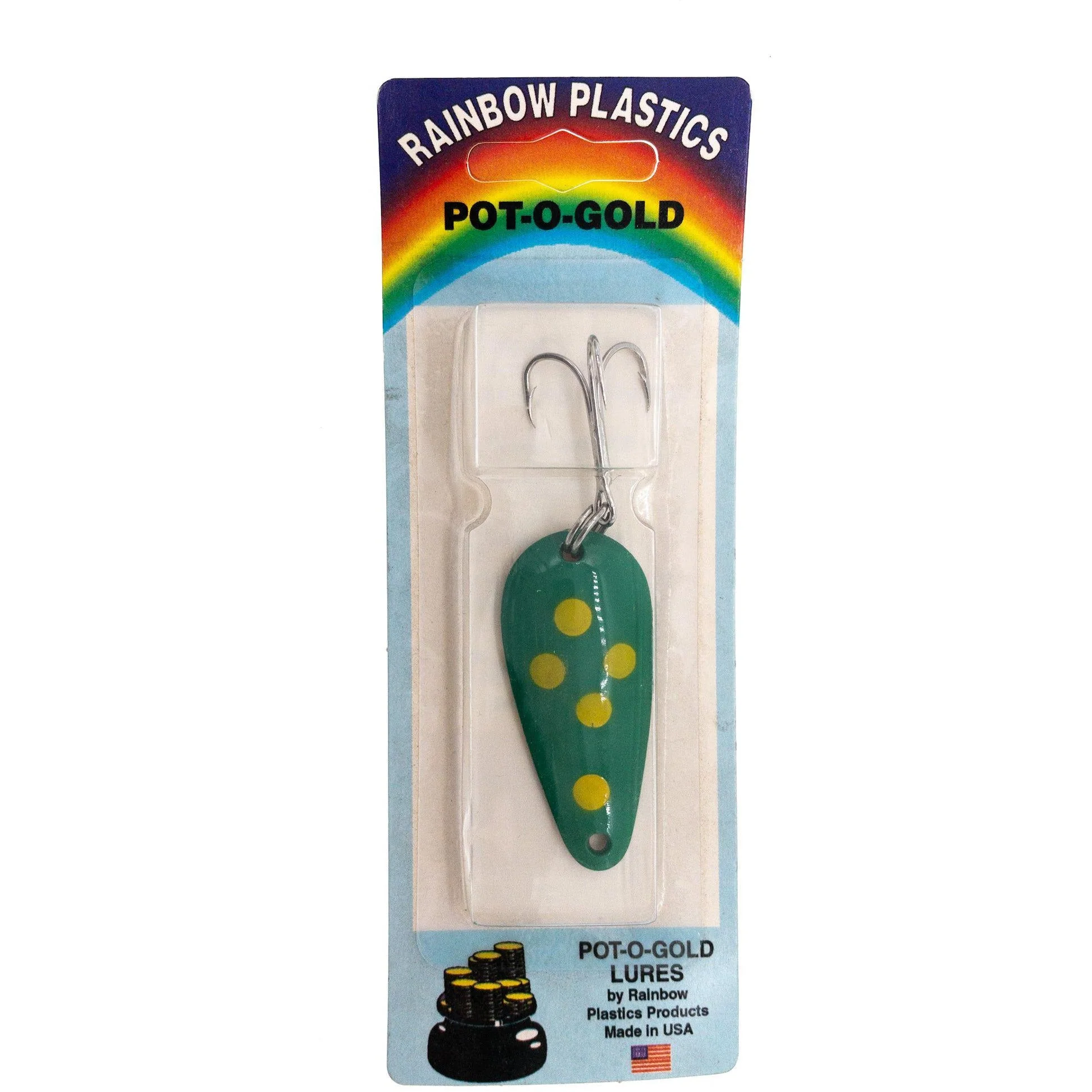 Rainbow Plastics Pot-O-Gold Casting/Trolling Spoon
