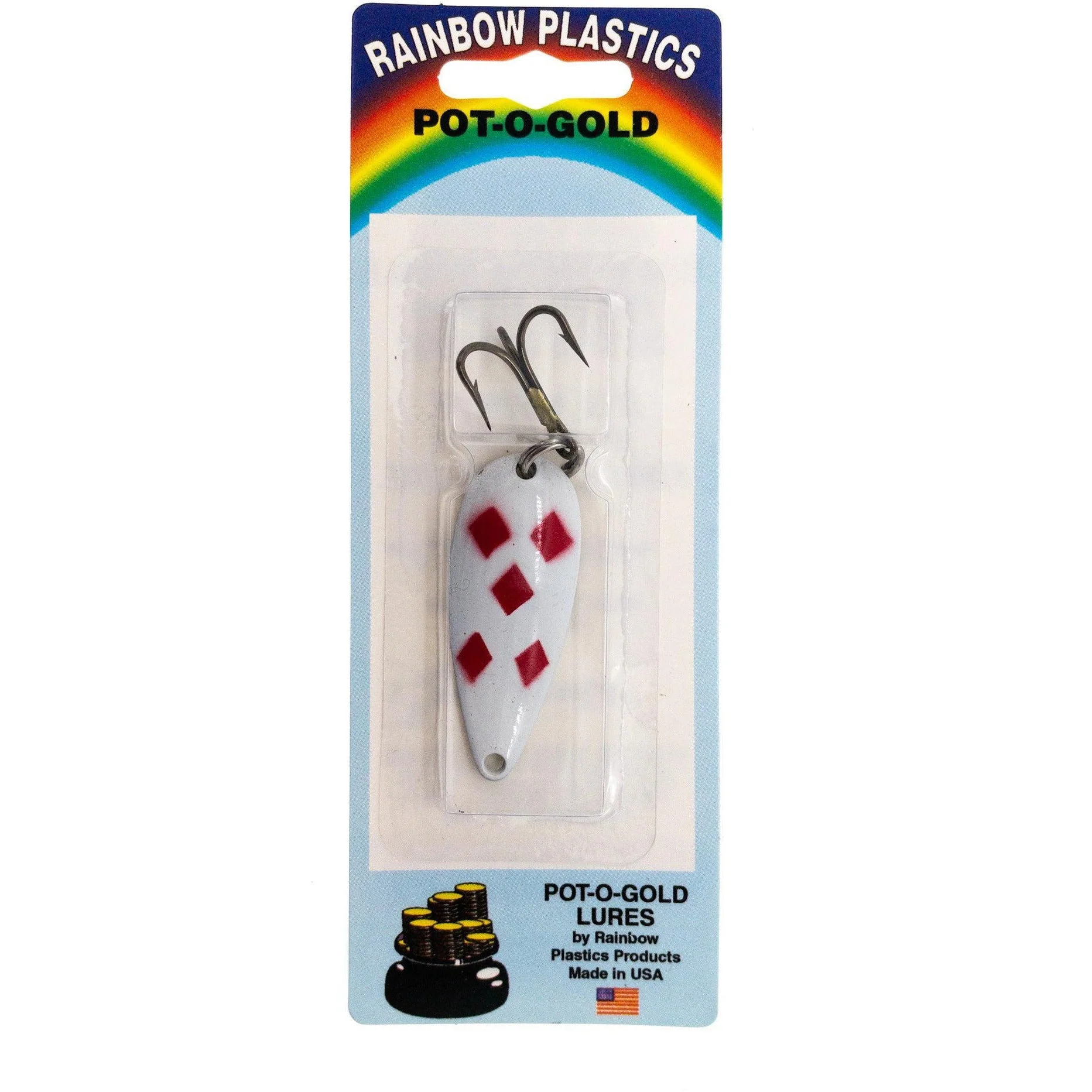 Rainbow Plastics Pot-O-Gold Casting/Trolling Spoon