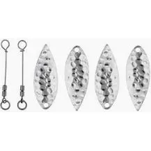 Owner Flashy Swimmer Replacement Kit Large Willow Silver Qty 4